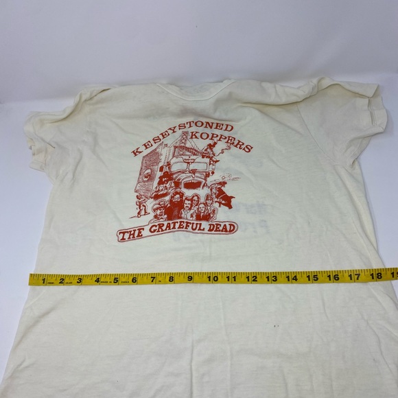 Extremely rare Grateful Dead tee NRPS thin worn & one of a kind Buffalo NY 1973 - Picture 10 of 16